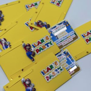INVITATION "SLIDE" MARIO
