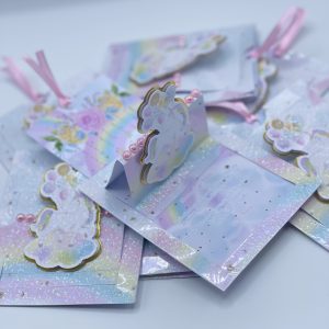 INVITATION "SLIDE UP" LICORNE